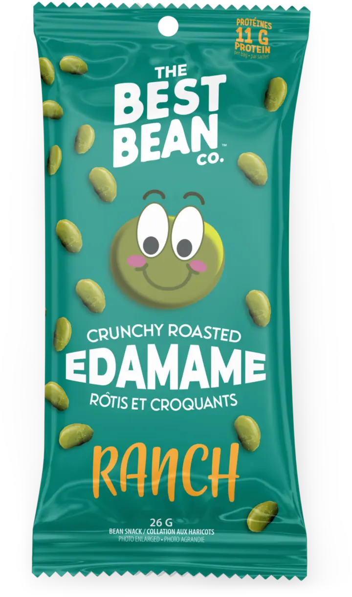 Ranch Best Bean crunchy roasted edamame snack bag