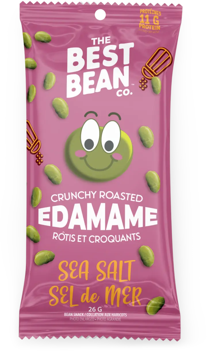 Sea Salt Best Bean crunchy roasted edamame snack bag